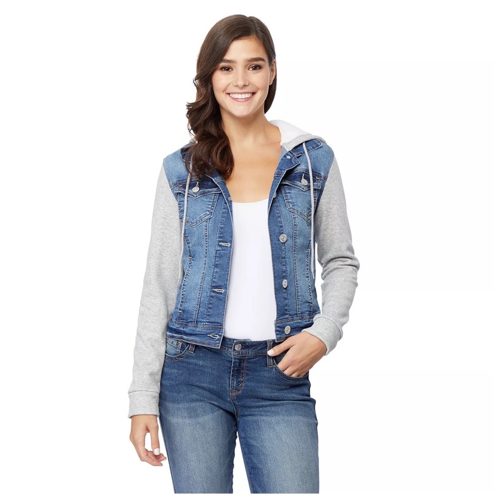 denim & fleece jacket